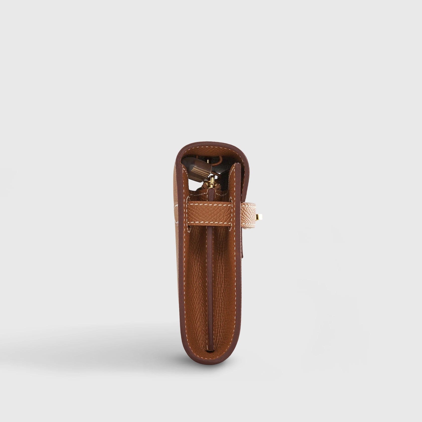 HERMES Kelly To Go Epsom Gold Gold Hardware