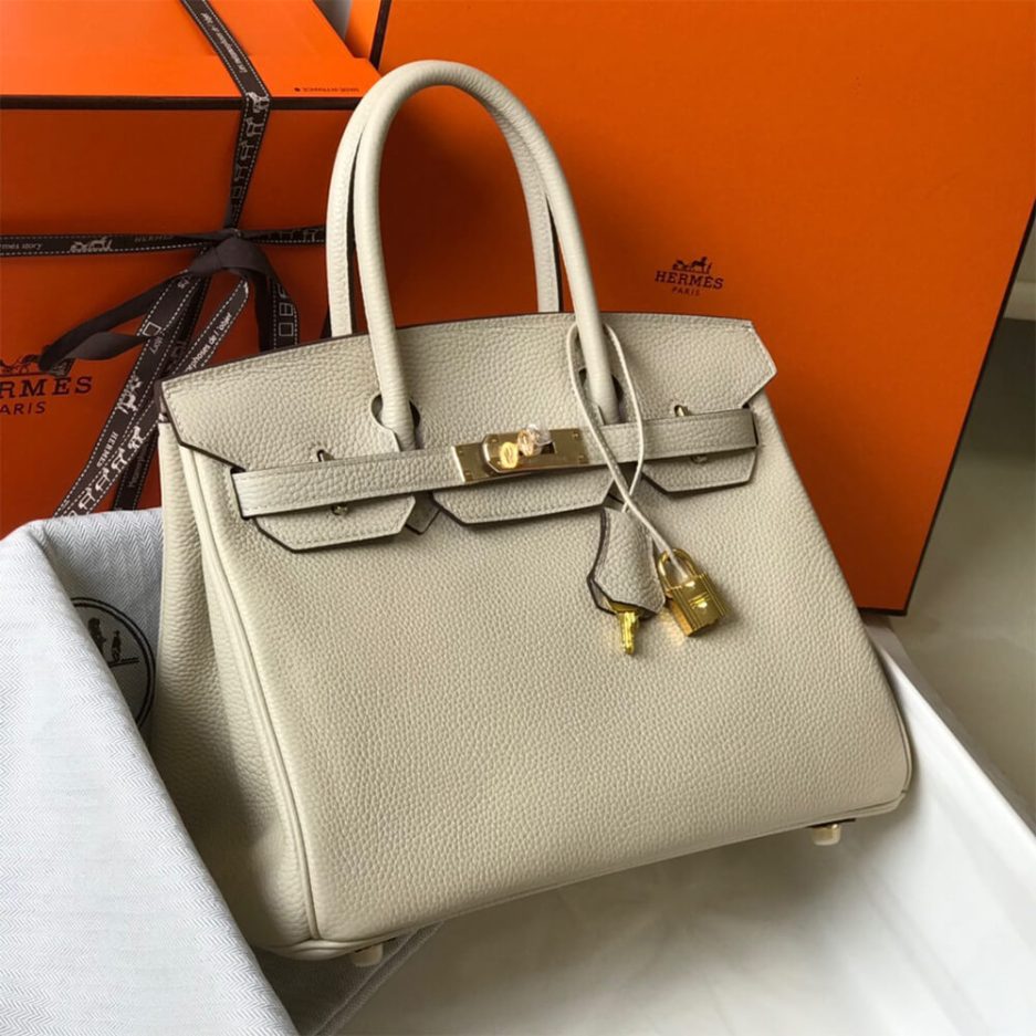 HERMES BIRKIN BAG 30 （IVORY WHITE）