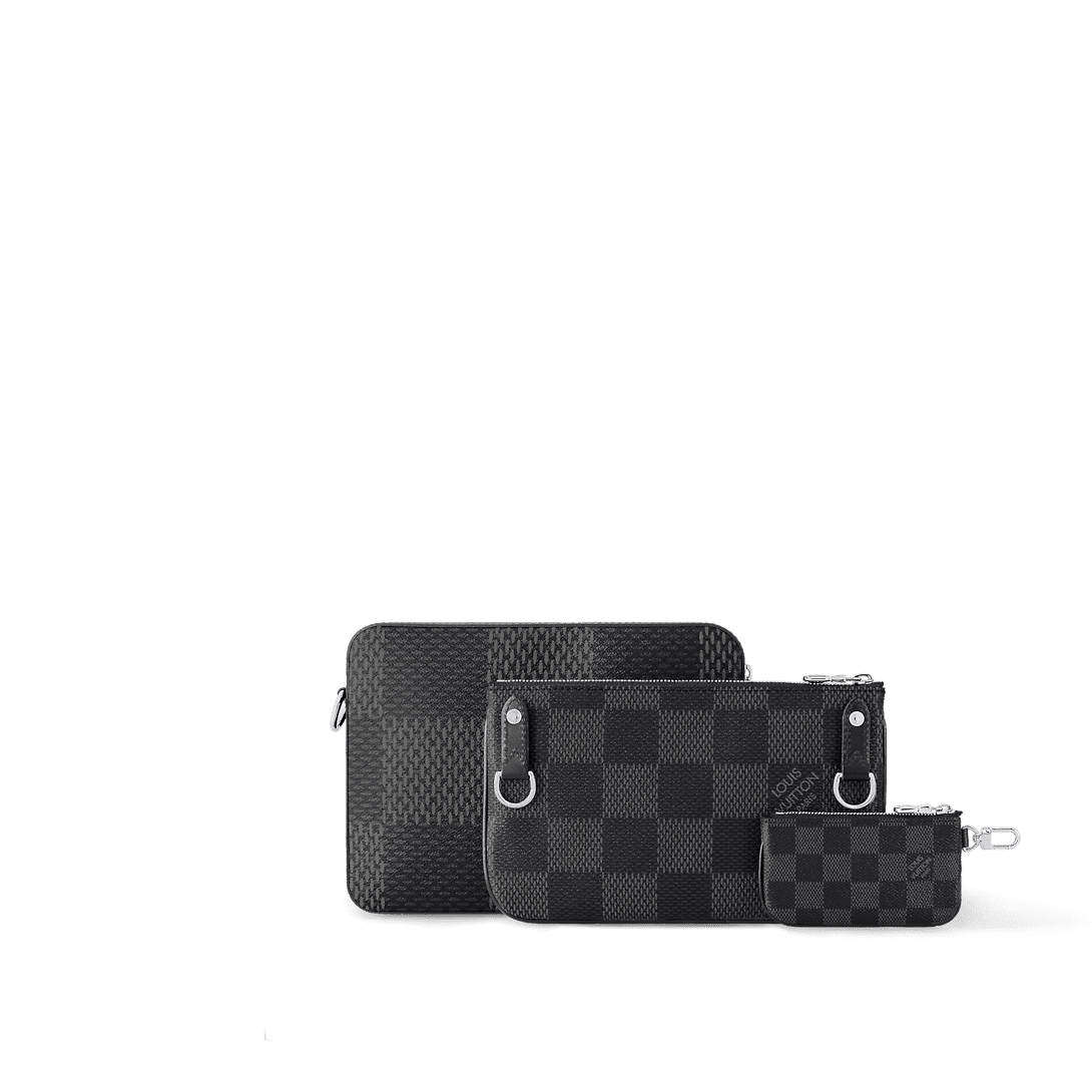 LOUIS VUITTON Trio Messenger Bag Grey