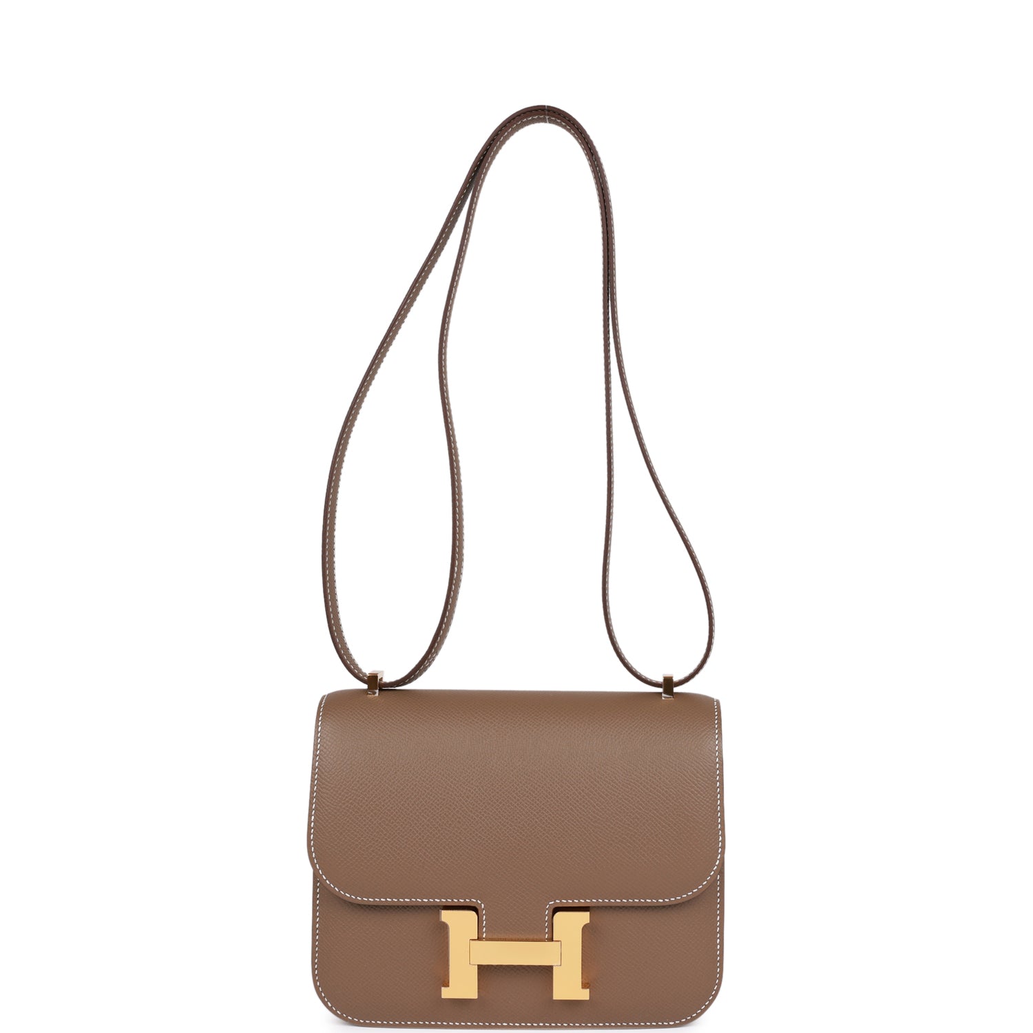 HERMES Constance 18 Etoupe Epsom Gold Hardware
