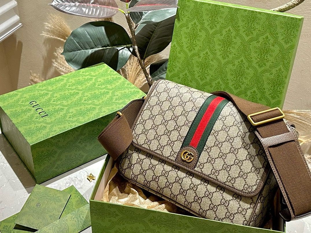 GUCCI OPHIDIA MEDIUM MESSENGER BAG