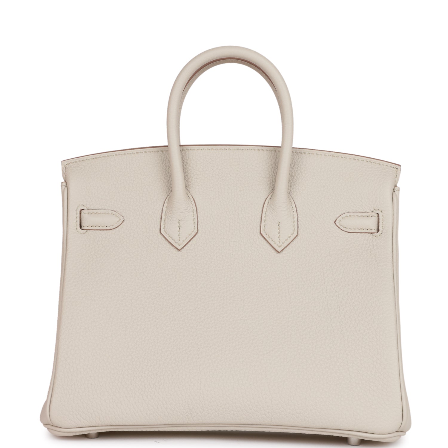 HERMES Birkin 25 Beton Togo Palladium Hardware