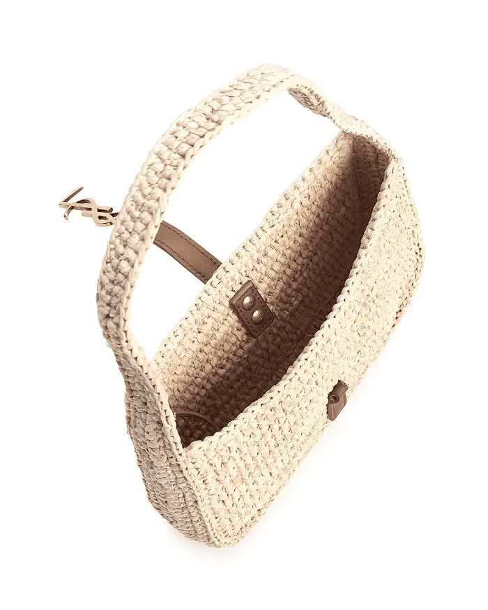 Saint Laurent Le 5 ?? 7 Mini Hobo in Raffia