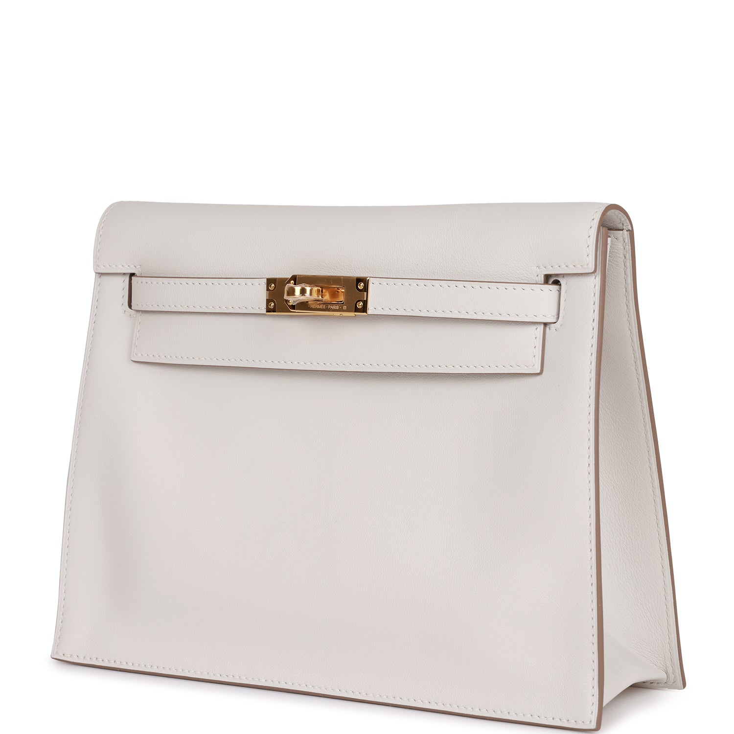 HERMES Kelly Danse Gris Perle Swift Gold Hardware