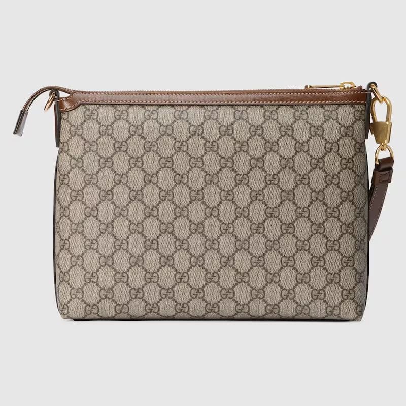 GUCCI MESSENGER BAG WITH INTERLOCKING G