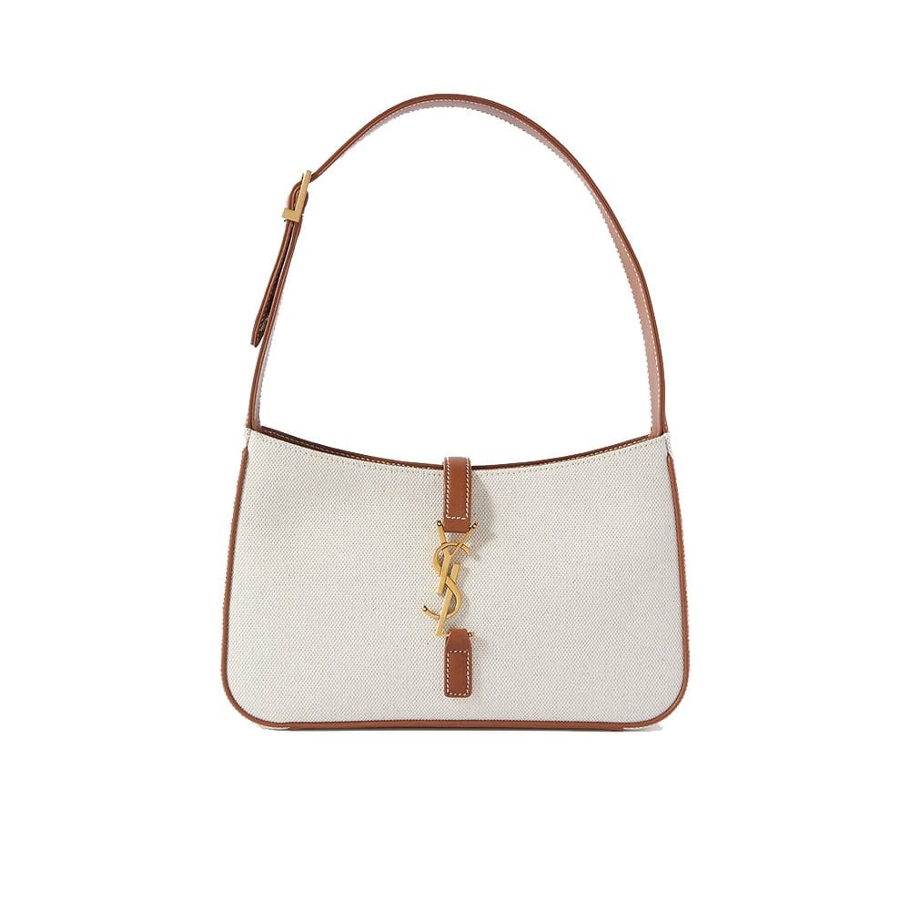 SAINT LAURENT LE 5 ?? 7 IN CANVAS AND LEATHER