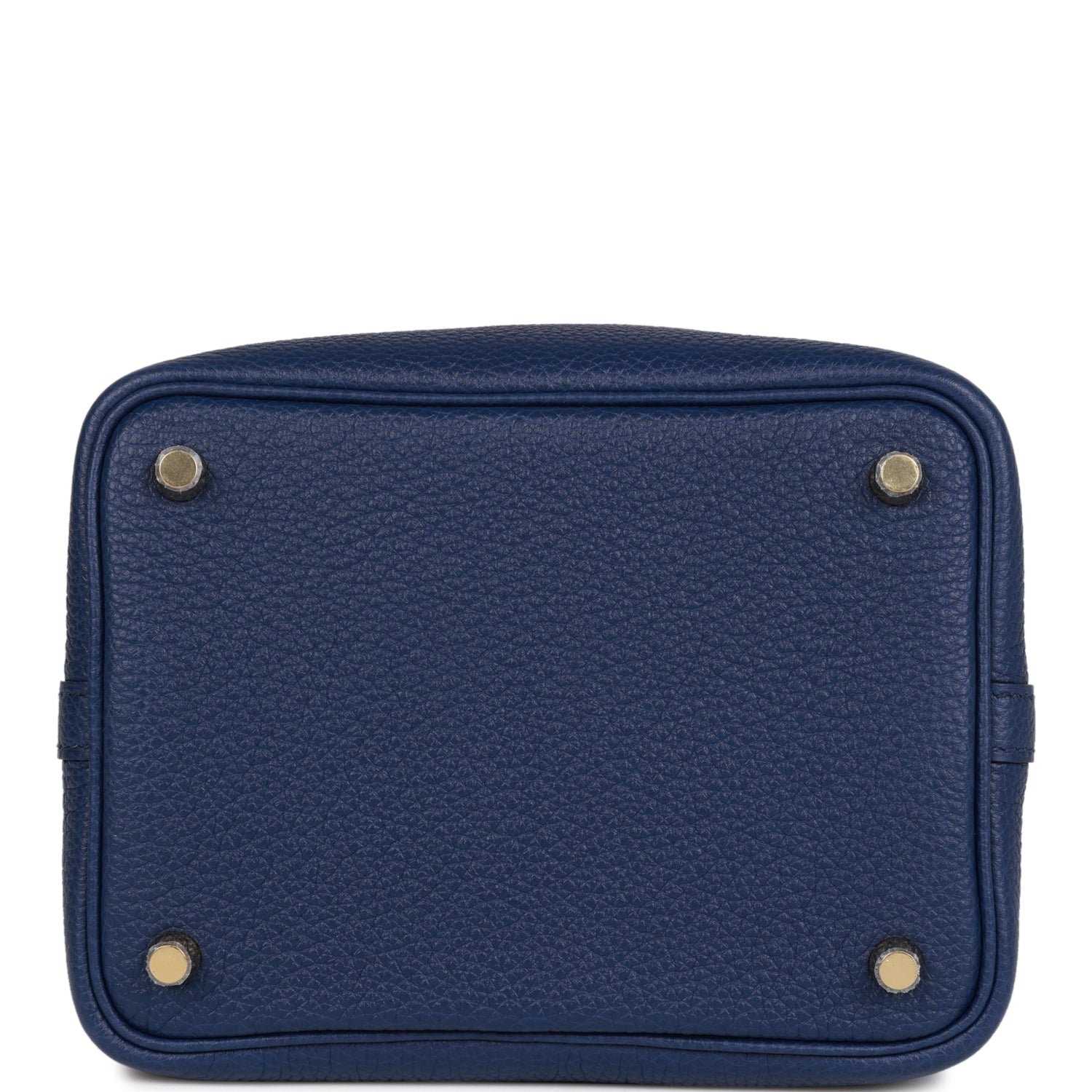 HERMES Picotin Lock 18 Bleu Saphir Maurice Gold Hardware