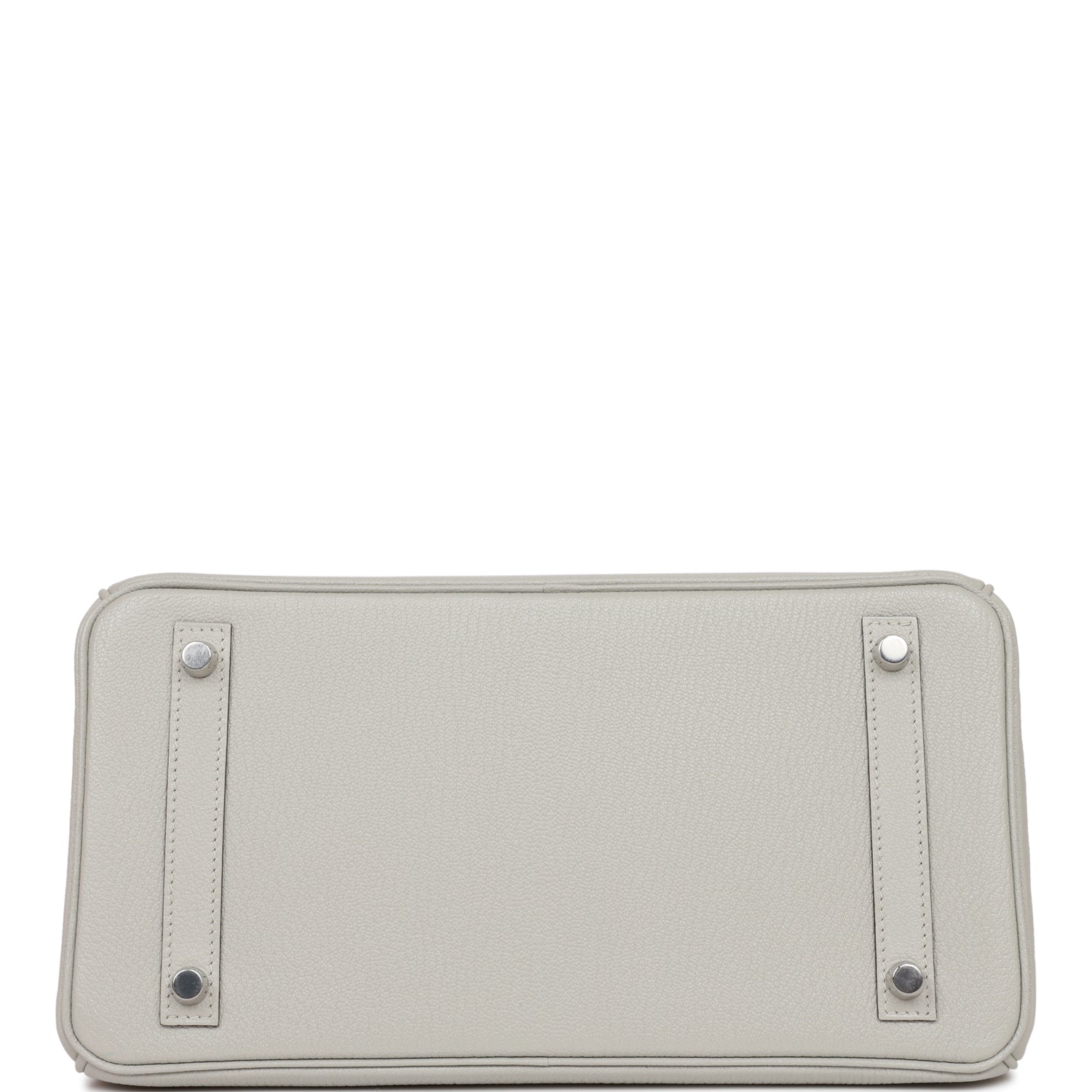 HERMES Special Order (HSS) Birkin 30 Gris Perle Verso Chevre Brushed Palladium Hardware