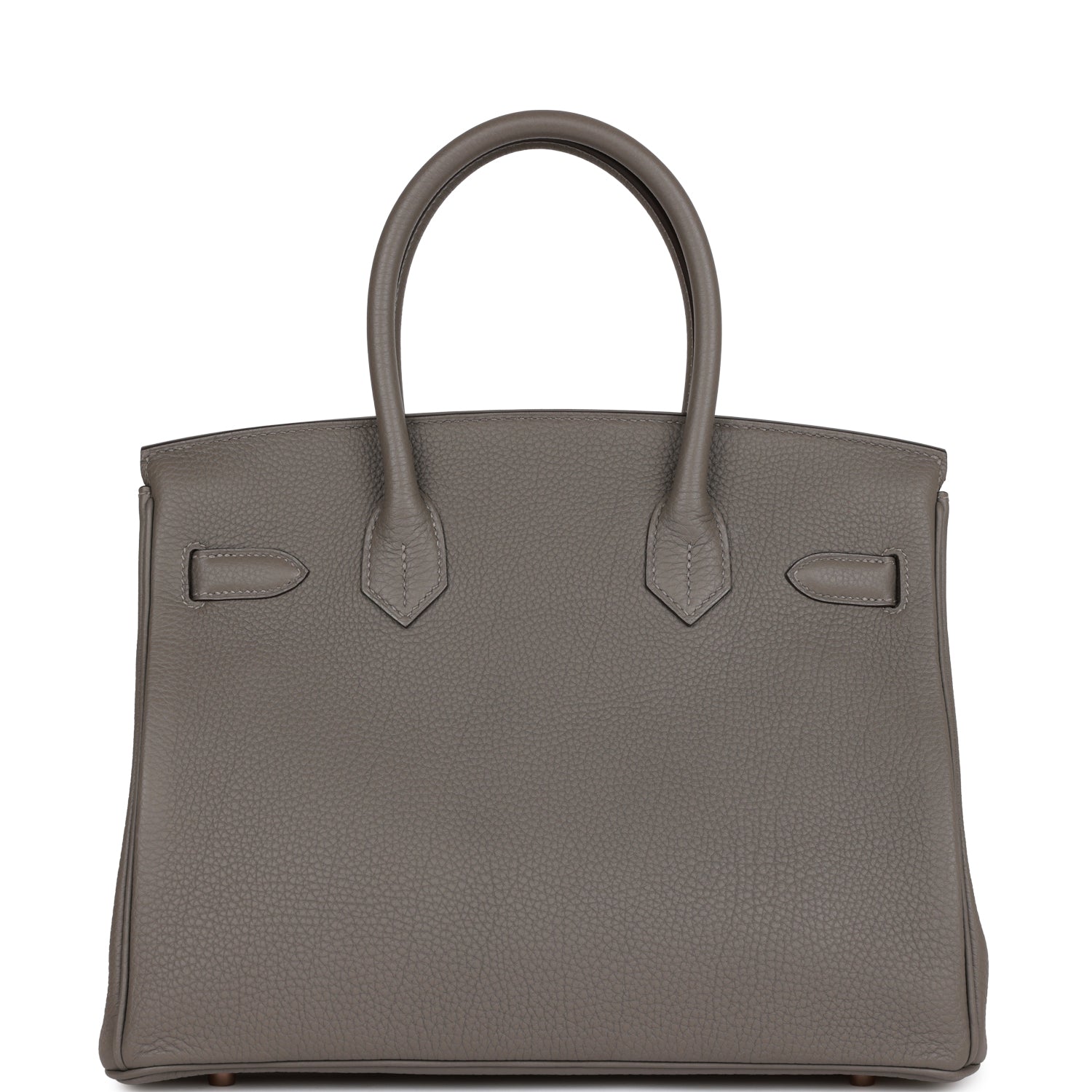 HERMES Birkin 30 Gris Meyer Togo Rose Gold Hardware