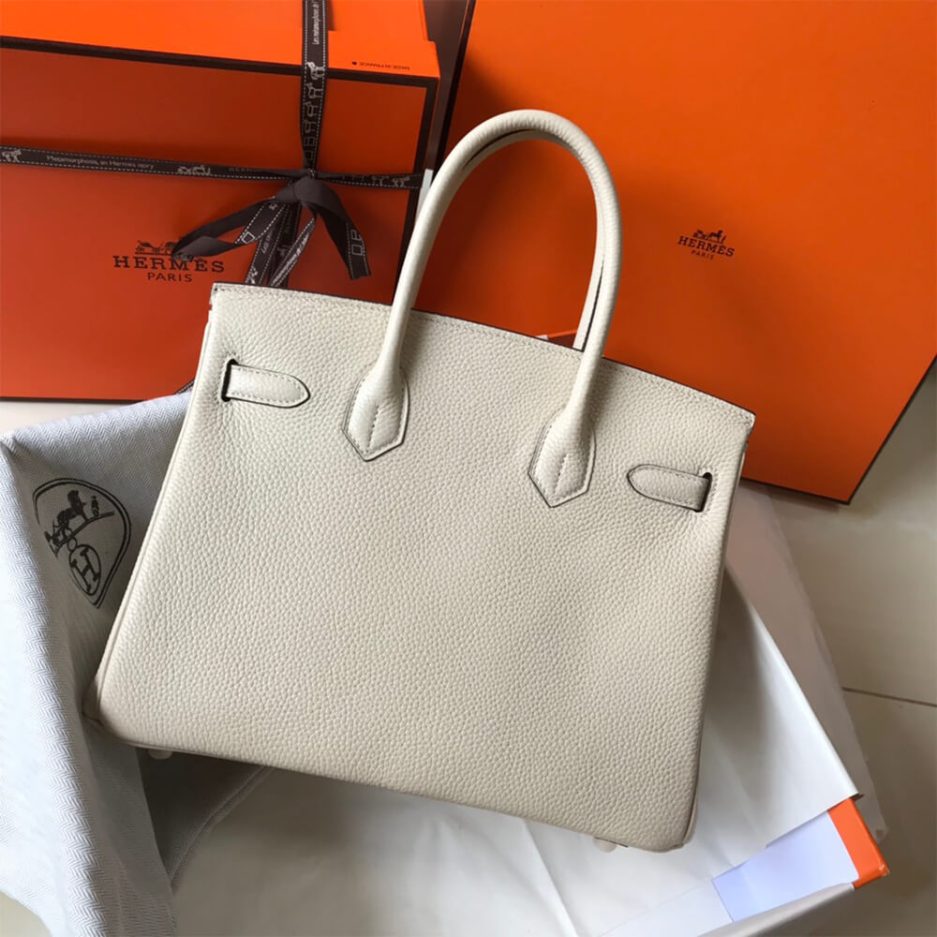 HERMES BIRKIN BAG 30 （IVORY WHITE）