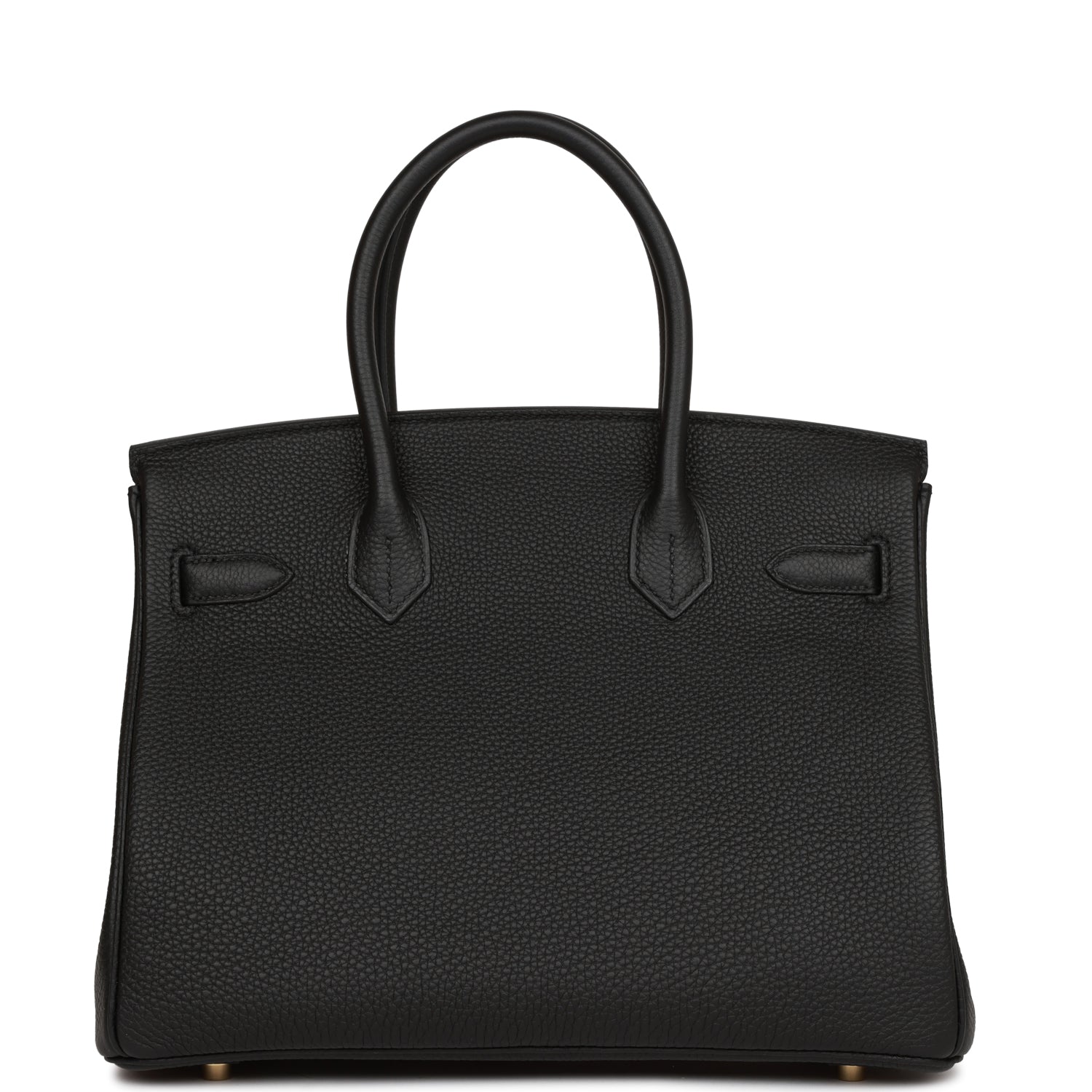 HERMES Birkin 30 Black Togo Gold Hardware