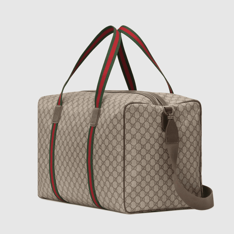 Gucci Large duffle bag with Web