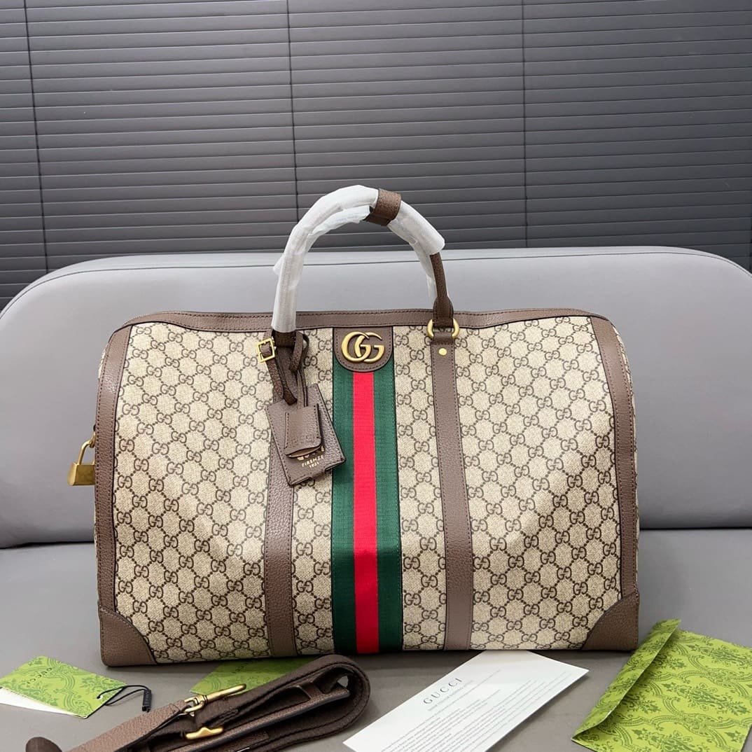 GUCCI SAVOY LARGE DUFFLE BAG