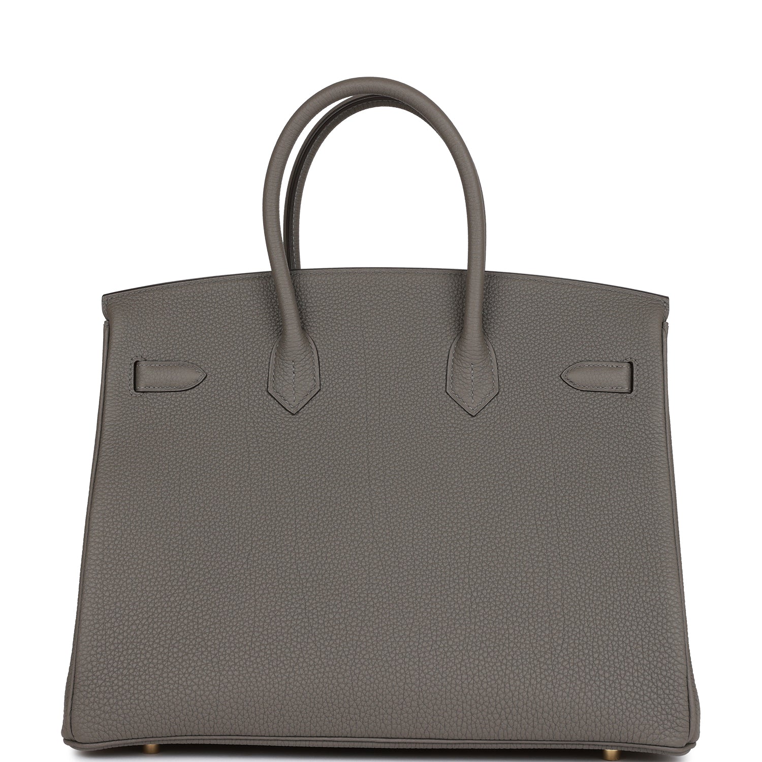 HERMES Birkin 35 Gris Meyer Togo Gold Hardware