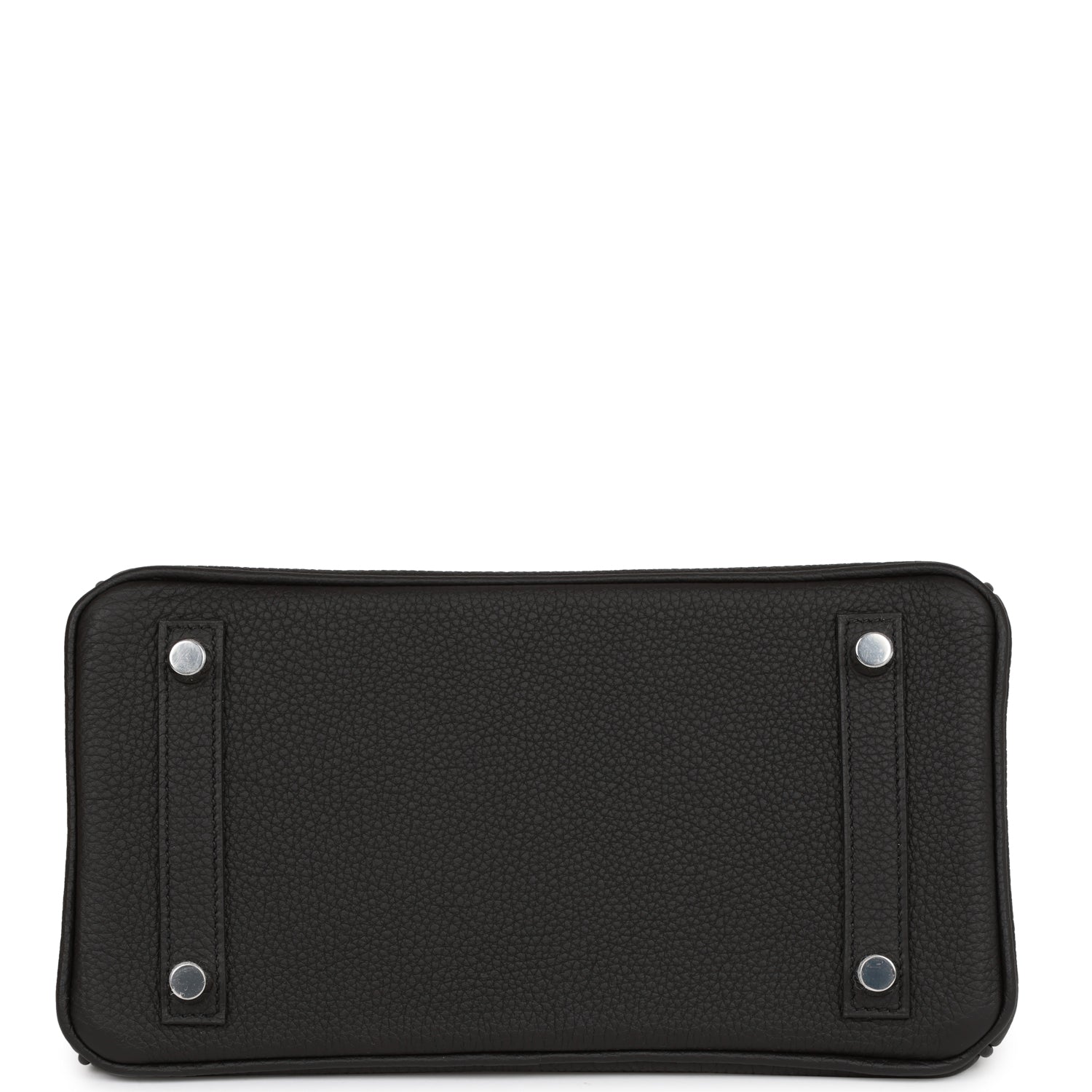 HERMES Birkin 25 Black Togo Palladium Hardware