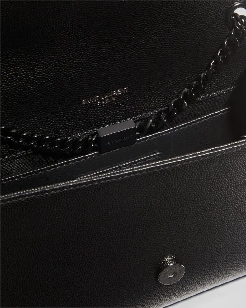 Saint Laurent Kate Small YSL Crossbody Bag in Grained Leather