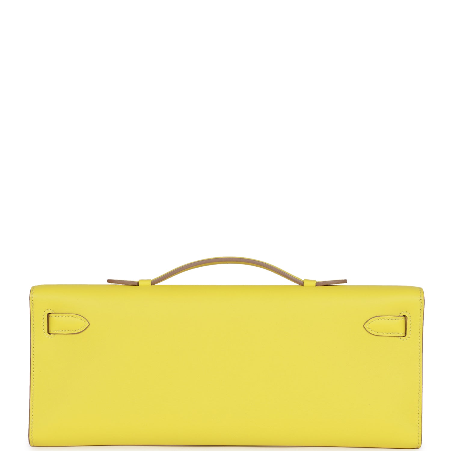 HERMES Kelly Cut Lime Swift Gold Hardware