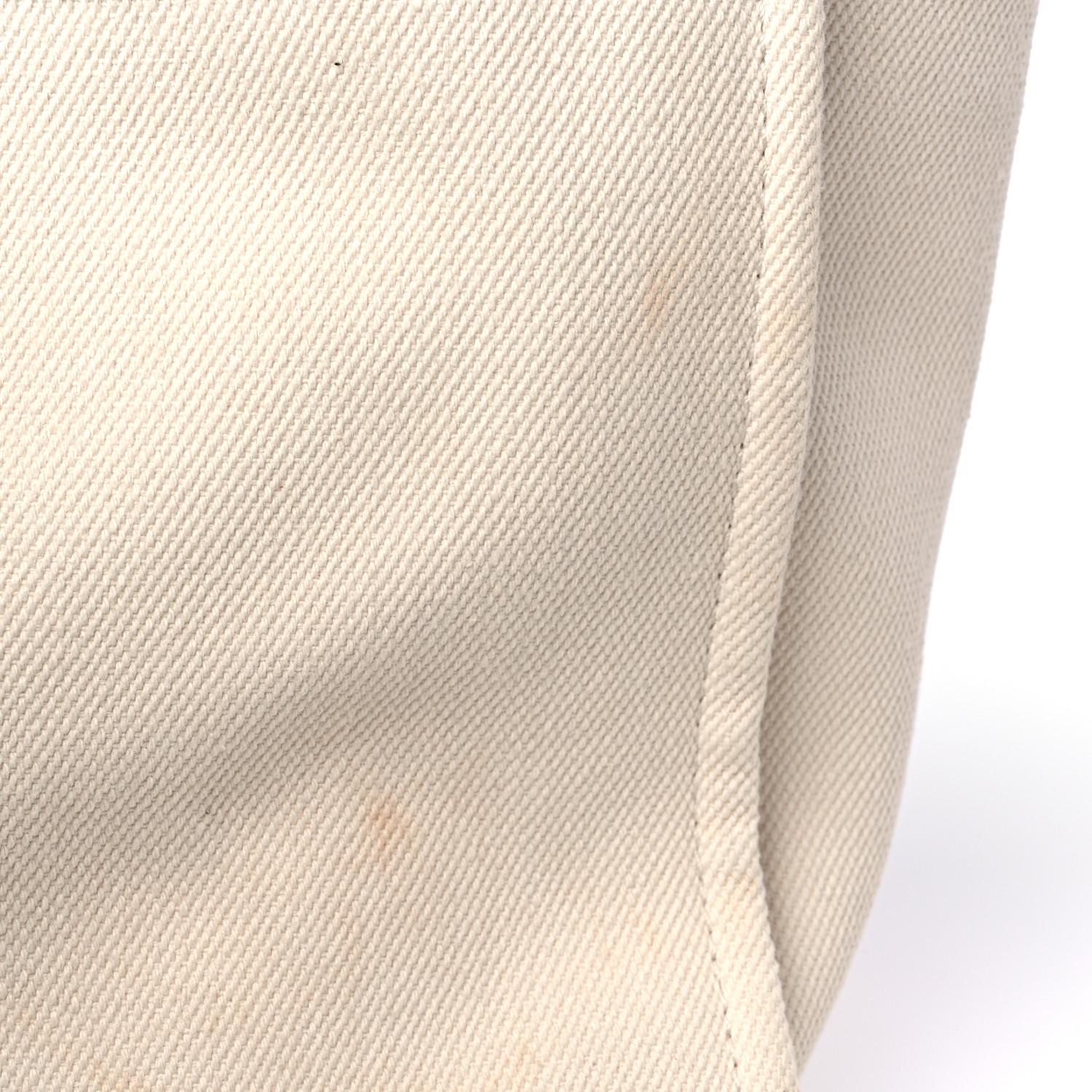 CHANEL Canvas Pearl Large Deauville Tote Ecru Beige