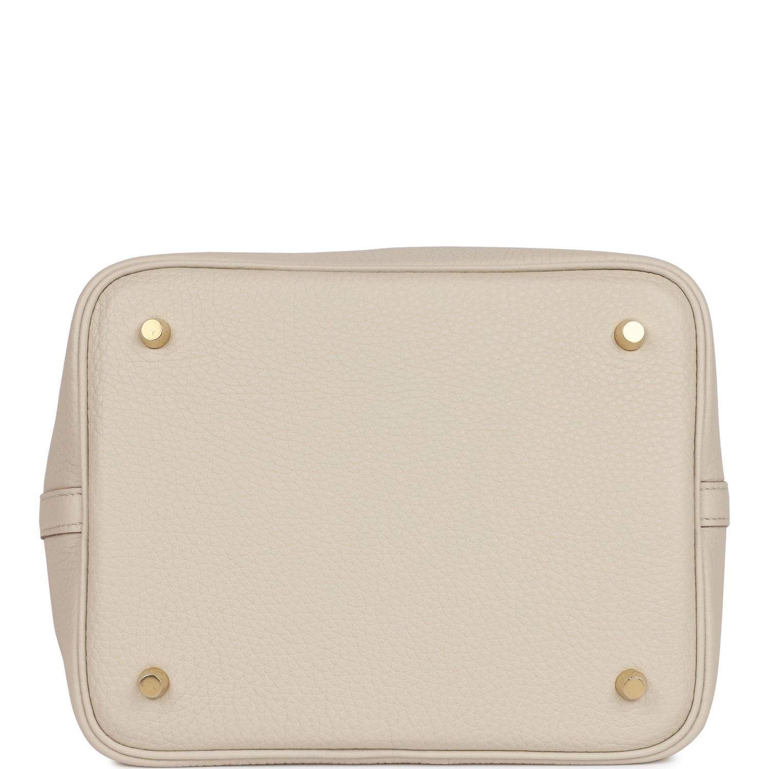 HERMES Picotin Lock 22 Beton Clemence Gold Hardware