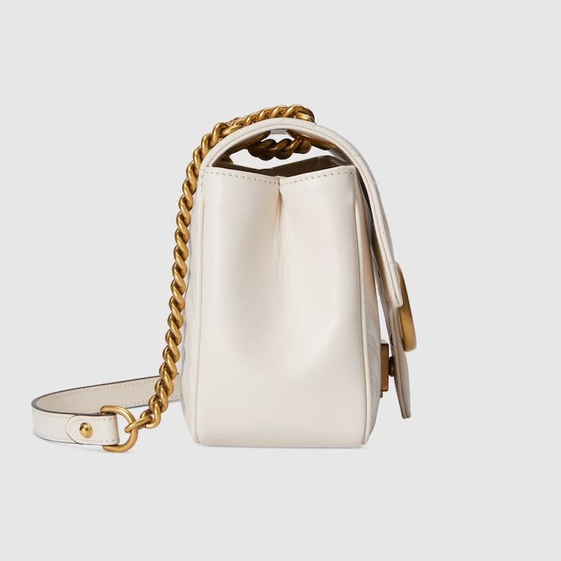 GUCCI MARMONT MINI SHOULDER BAG (White)
