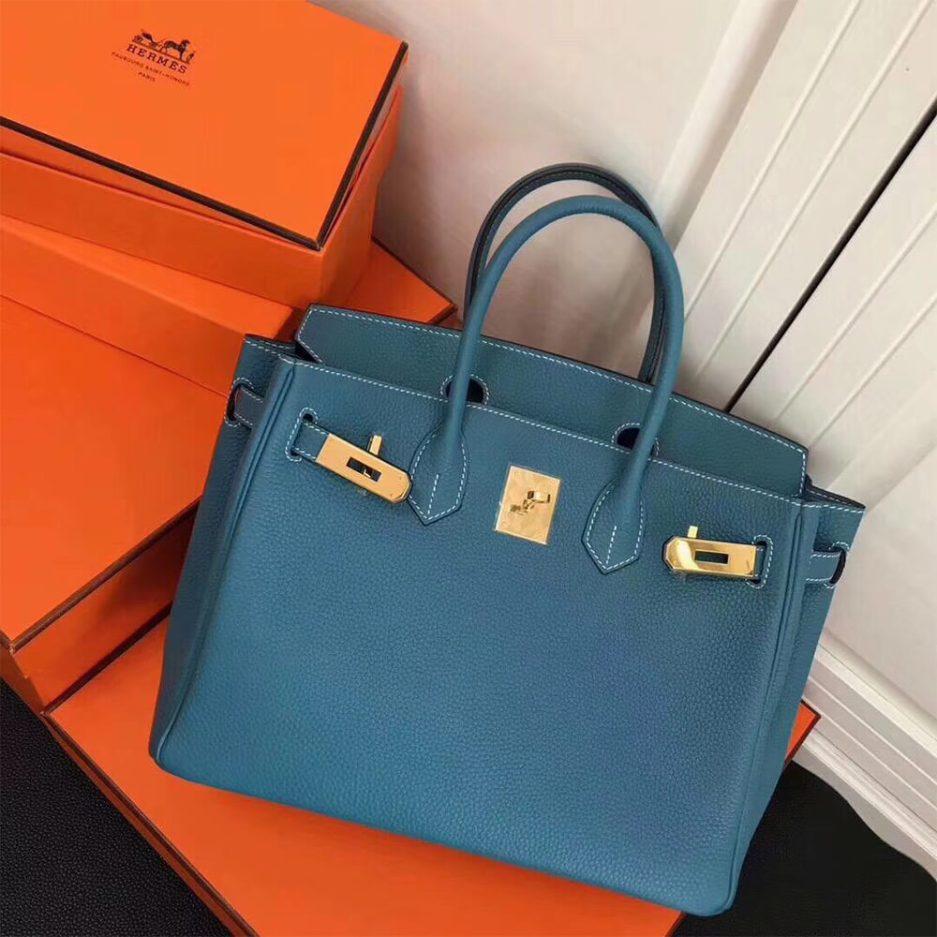 HERMES BIRKIN BAG 30（Macaron Blue）