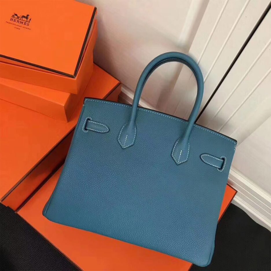 HERMES BIRKIN BAG 30（Macaron Blue）