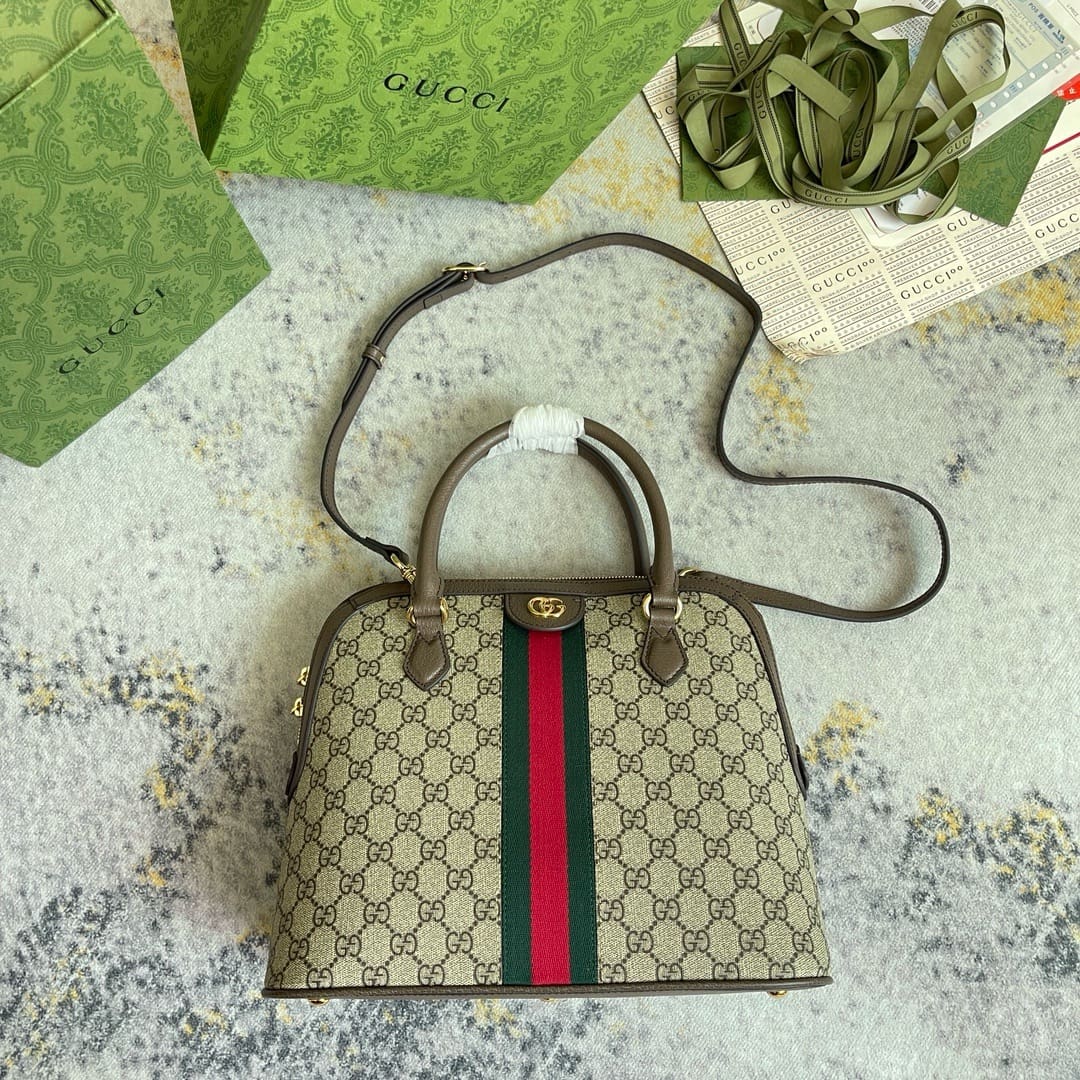 GUCCI OPHIDIA MEDIUM TOP HANDLE BAG