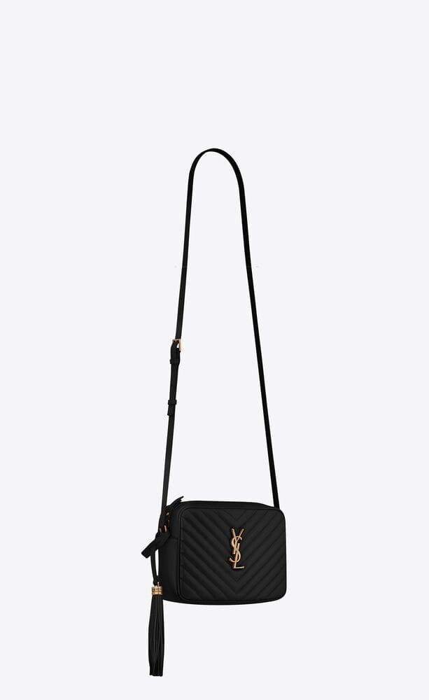 Saint Laurent lou quilted leather camera bag