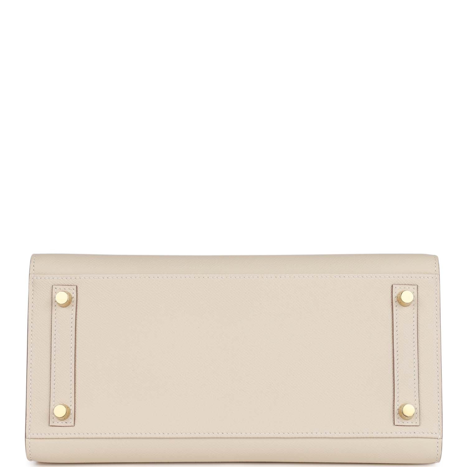 HERMES Birkin Sellier 30 Craie Epsom Gold Hardware