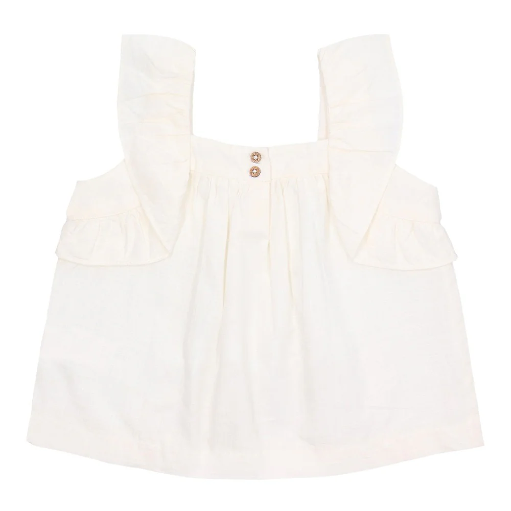 Flounce Sleeve Blouse