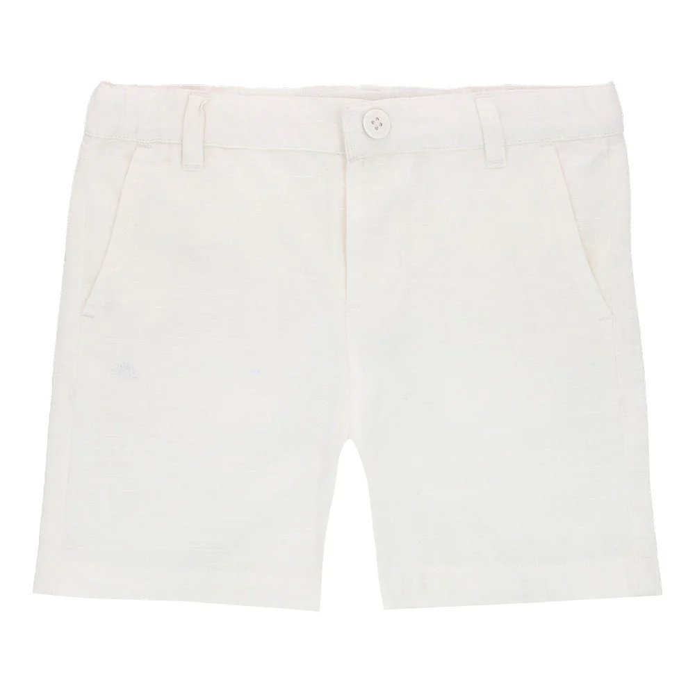 Cotton linen shorts
