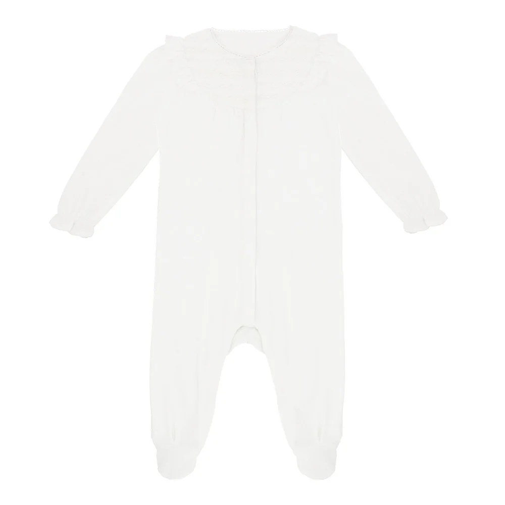 Flounce collar pyjamas