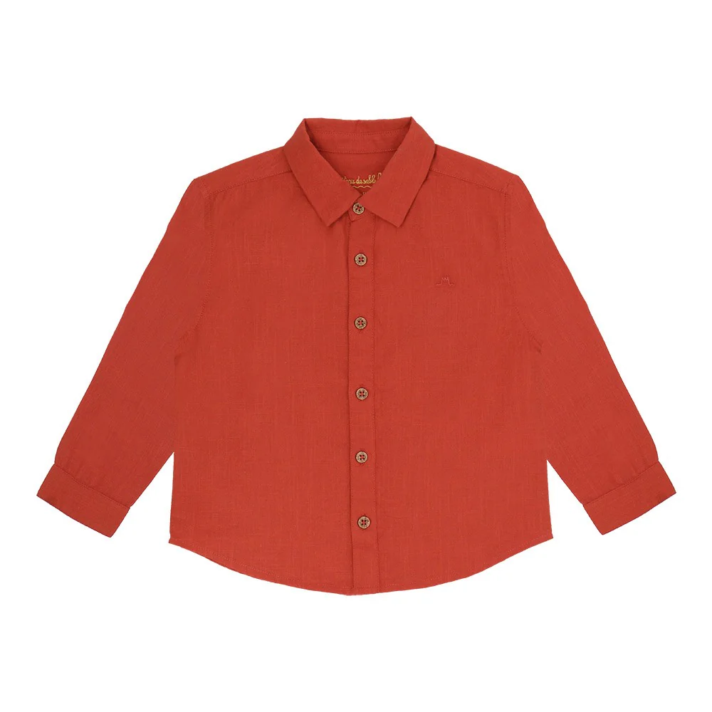 Cotton Linen Long Sleeve Shirt