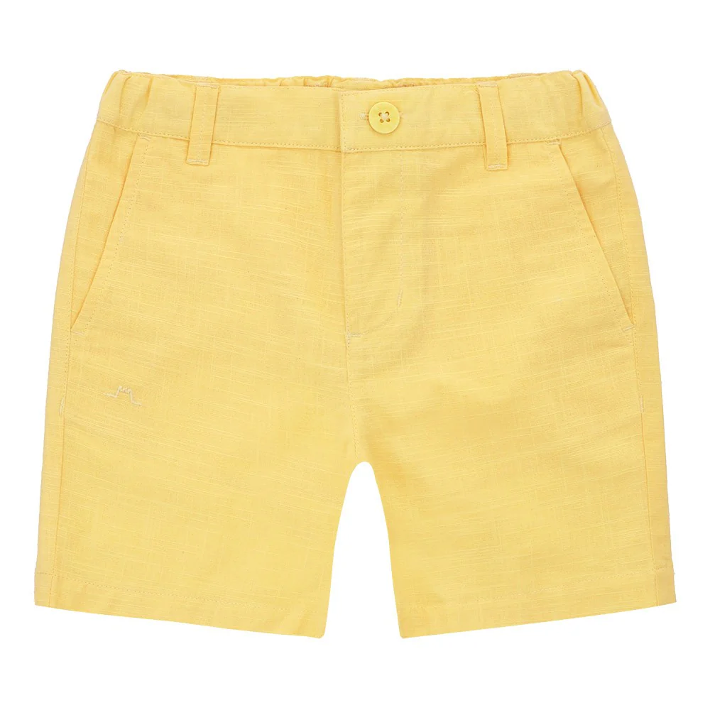 Cotton linen shorts