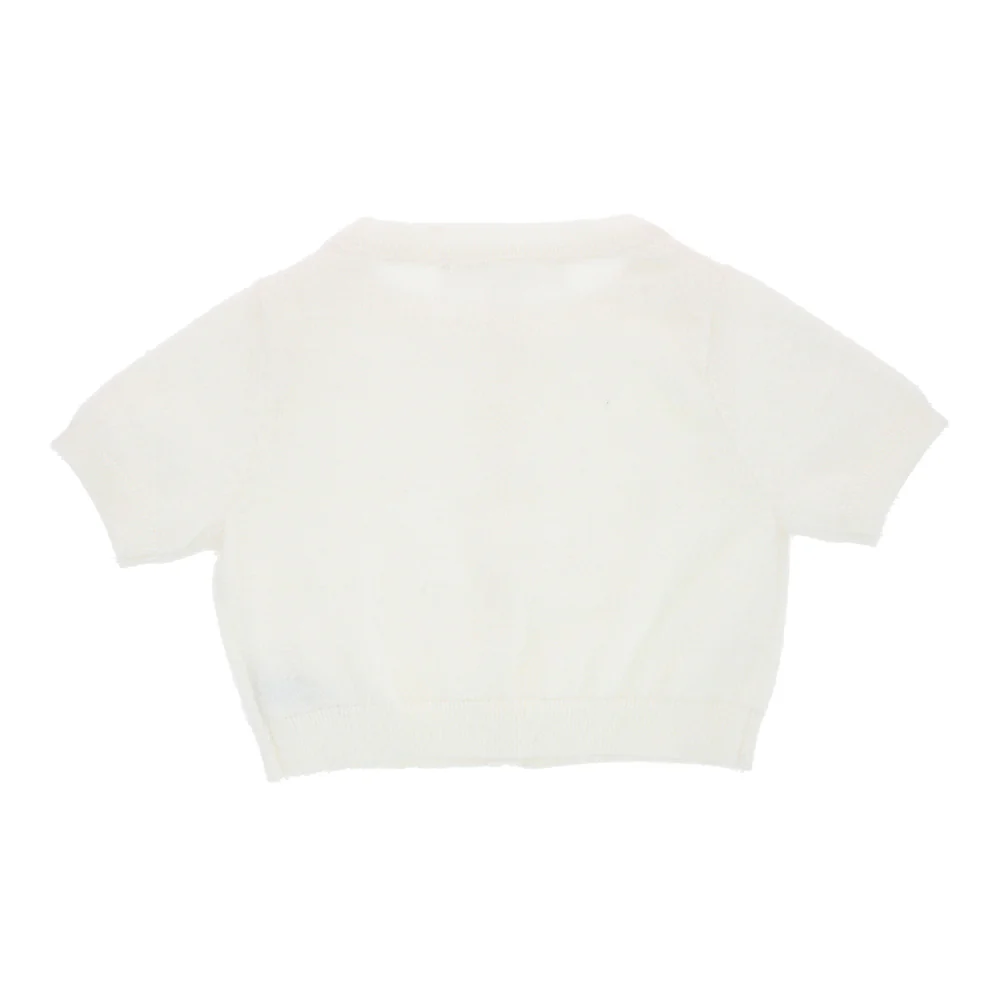 Fluffy cropped cardigan