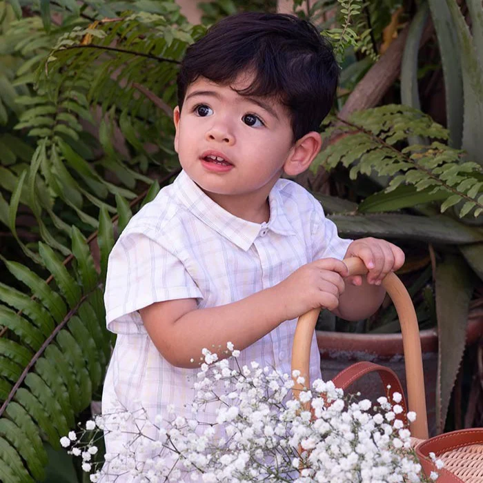 The Essentials - Chequered romper