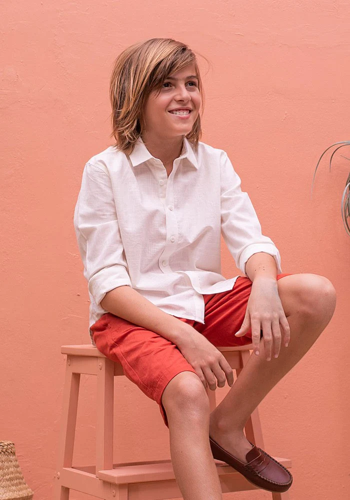 Cotton Linen Long Sleeve shirt