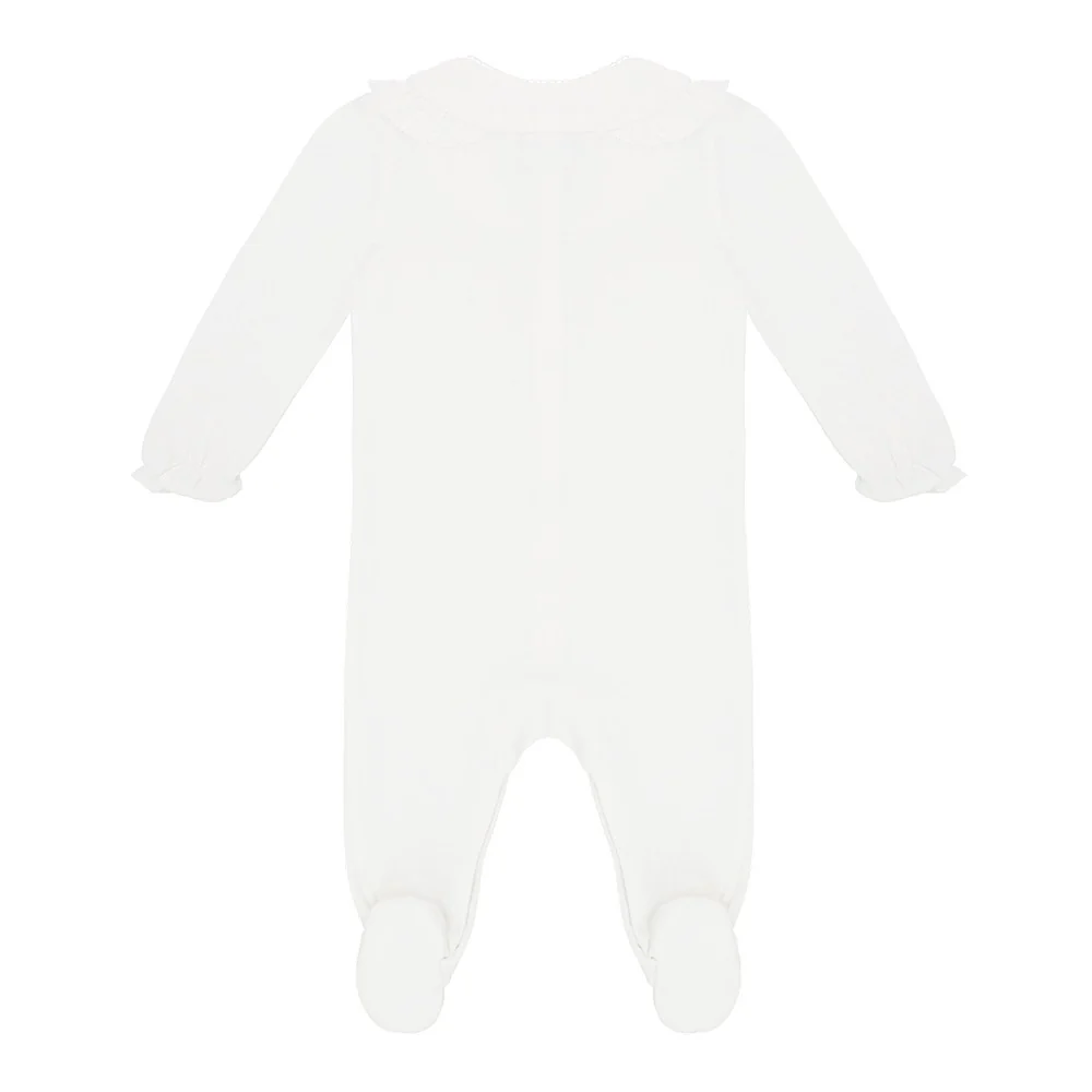 Flounce collar pyjamas