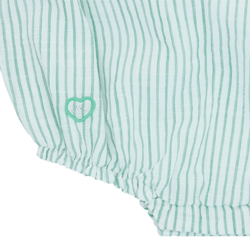 Flounce sleeve playsuit