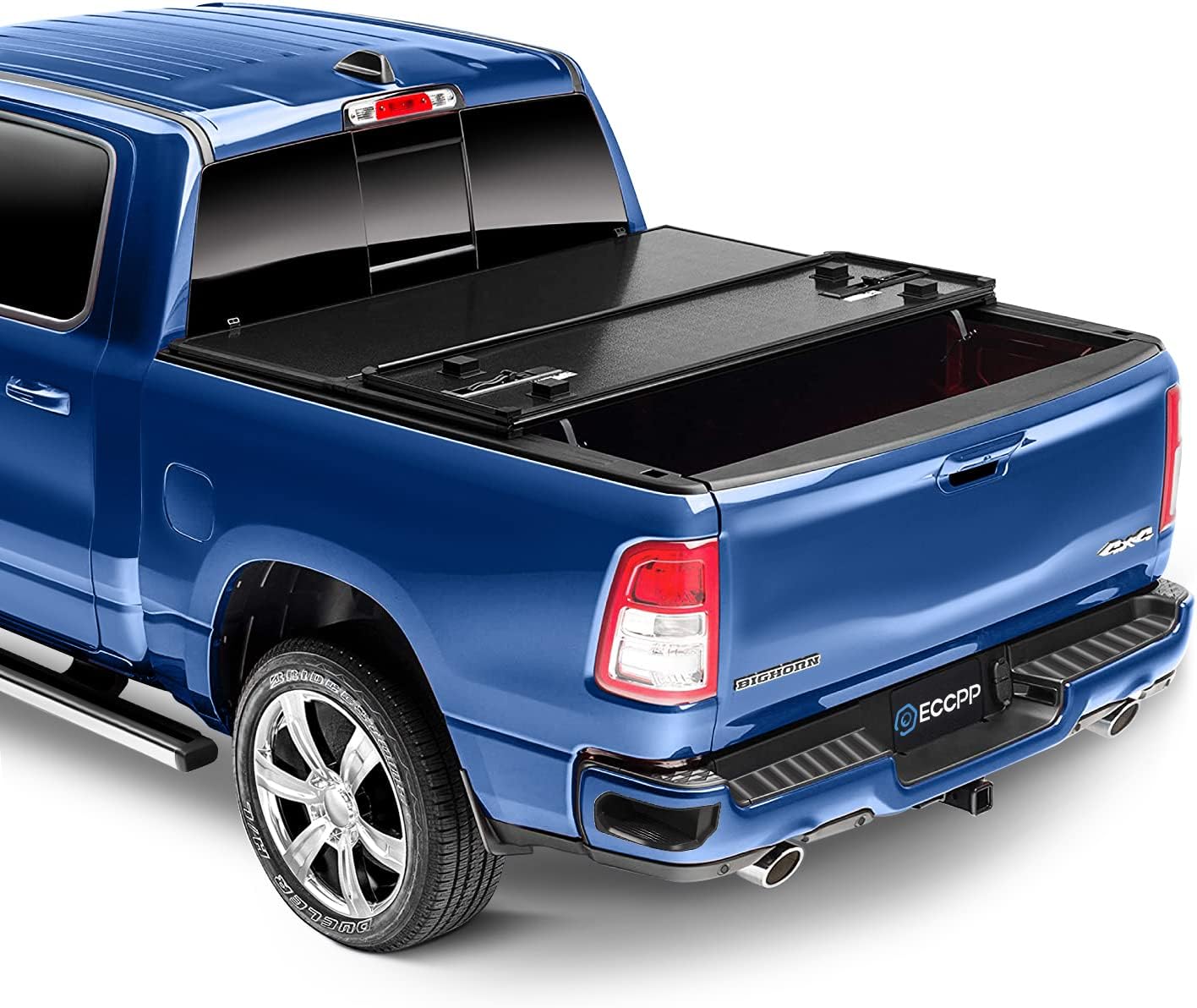 ECCPP Hard Tri-Fold Truck Bed Tonneau Cover fit for Jeep Gladiator 2020 Fits 5FT Truck Bed Low Profile Tonneau Cover