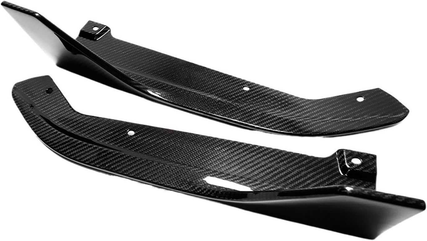 2PCS Compatible for Subaru WRX S4 STI VB 2022 2023 2024 Carbon Fiber Exterior Car Rear Bumper Splitter Kits Corner Cover Trim Accessories