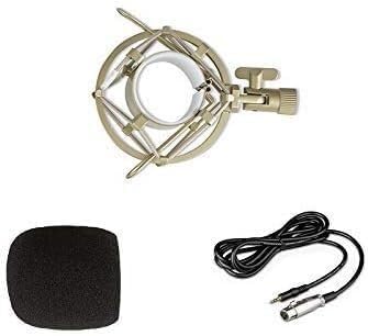 Microphone Kit Studio Condenser Microphone for Computer Karaoke Recording Kit Live Microphone, Default