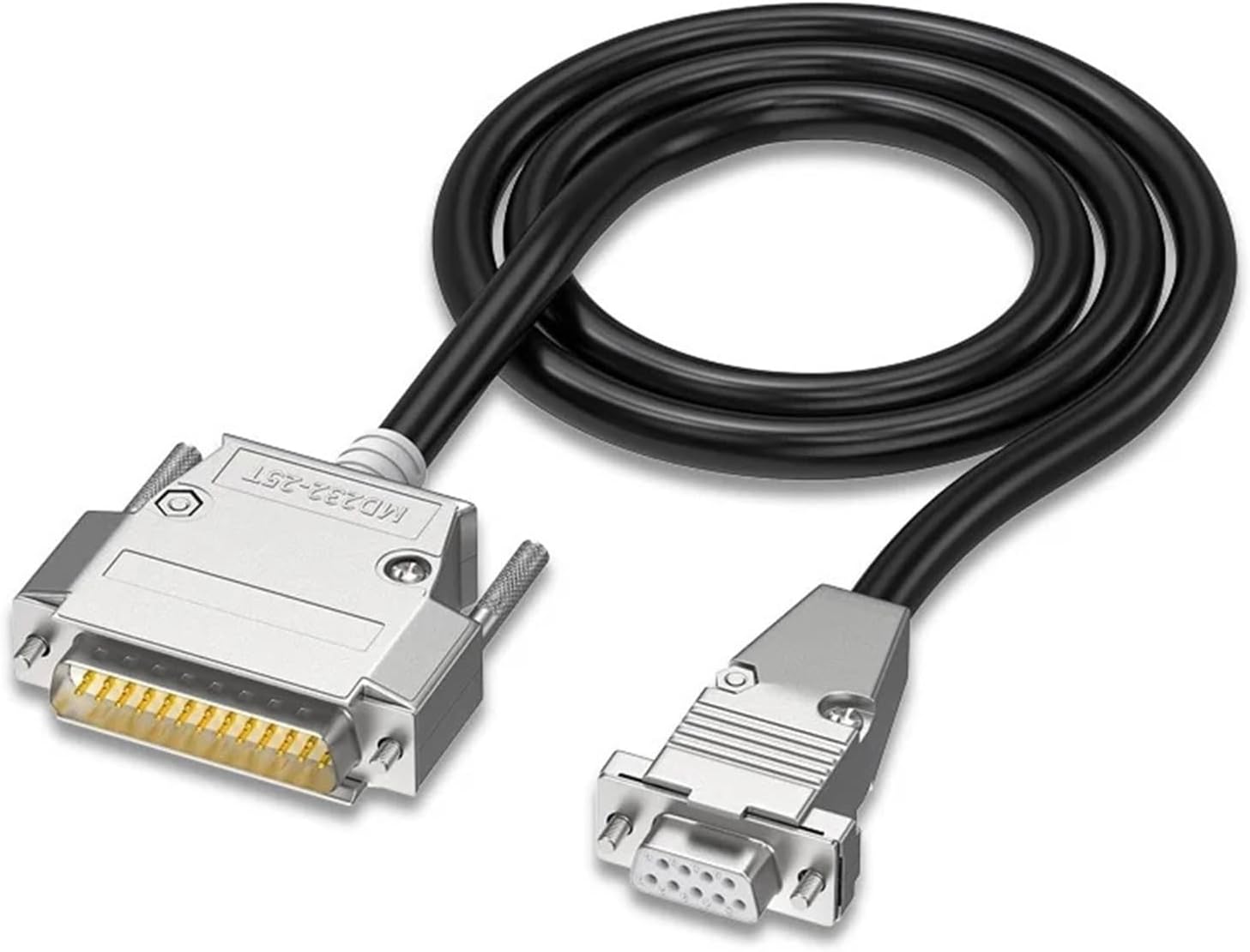 DB9 to DB25 Cable RS232 Female DB9 to DB25 Pin Male Adapter Computer Accessories Cable Serial to Parallel Line DB9/DB25(20m)