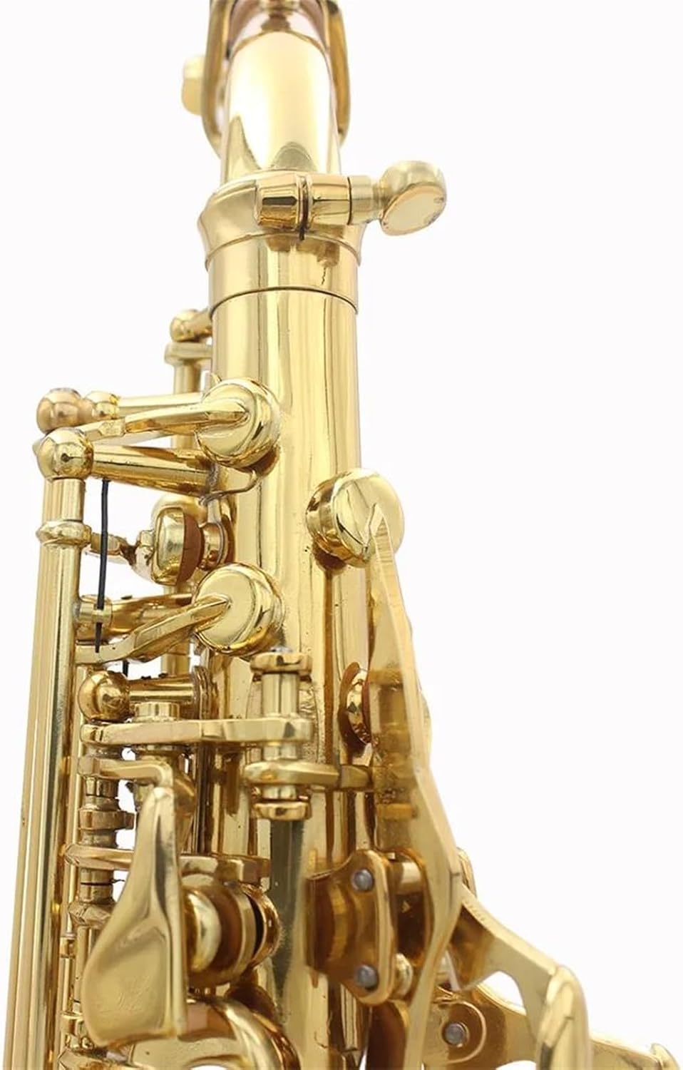 Brass Bb Bend Althorn Treble Saxophone Sax White Buttons Wind Instrument With Case Gloves Belt