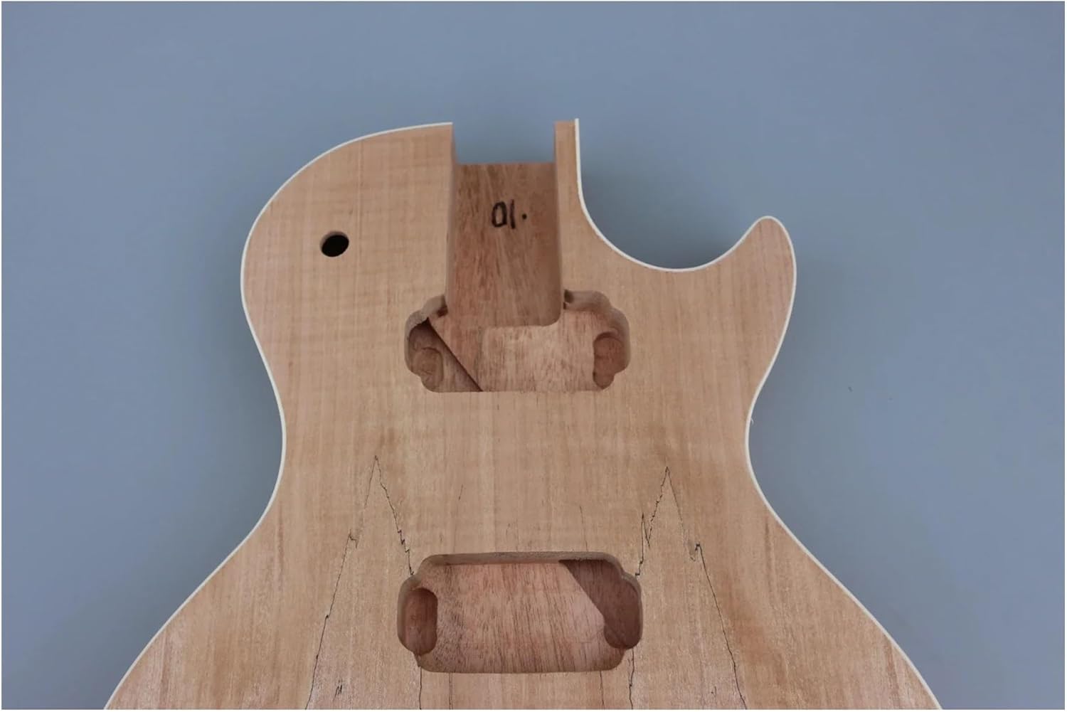 Guitar Body Guitar Replacement Parts 1Set Guitar Kit Humbucker Pickup Guitar Body 22 Fret Guitar Neck 24.75 Inch Rosewood Fretboard With Guitar Hardwares