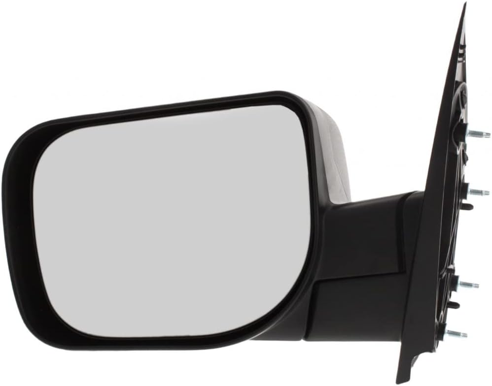 For Nissan Titan 2004-2015 Door Mirror Driver Side | Manual | Outer | Rear | w/Texture Cover | XE Model| NI1320171| 196302ZH00A|