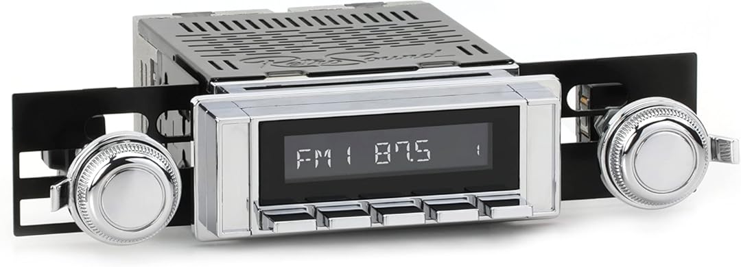 RetroRadio Compatible with 1964-65 Chevrolet Malibu Features Include Bluetooth, AUX, AM/FM LAC-M1-111-03P-73PC1