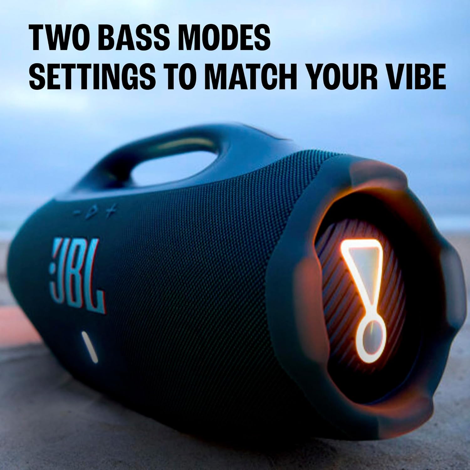 JBL Boombox 4 - Most Powerful Portable Waterproof Speaker with Massive Pro Sound, Up to 34 Hours of Playtime, & Multi-Speaker Connection by Auracast™ (Black)