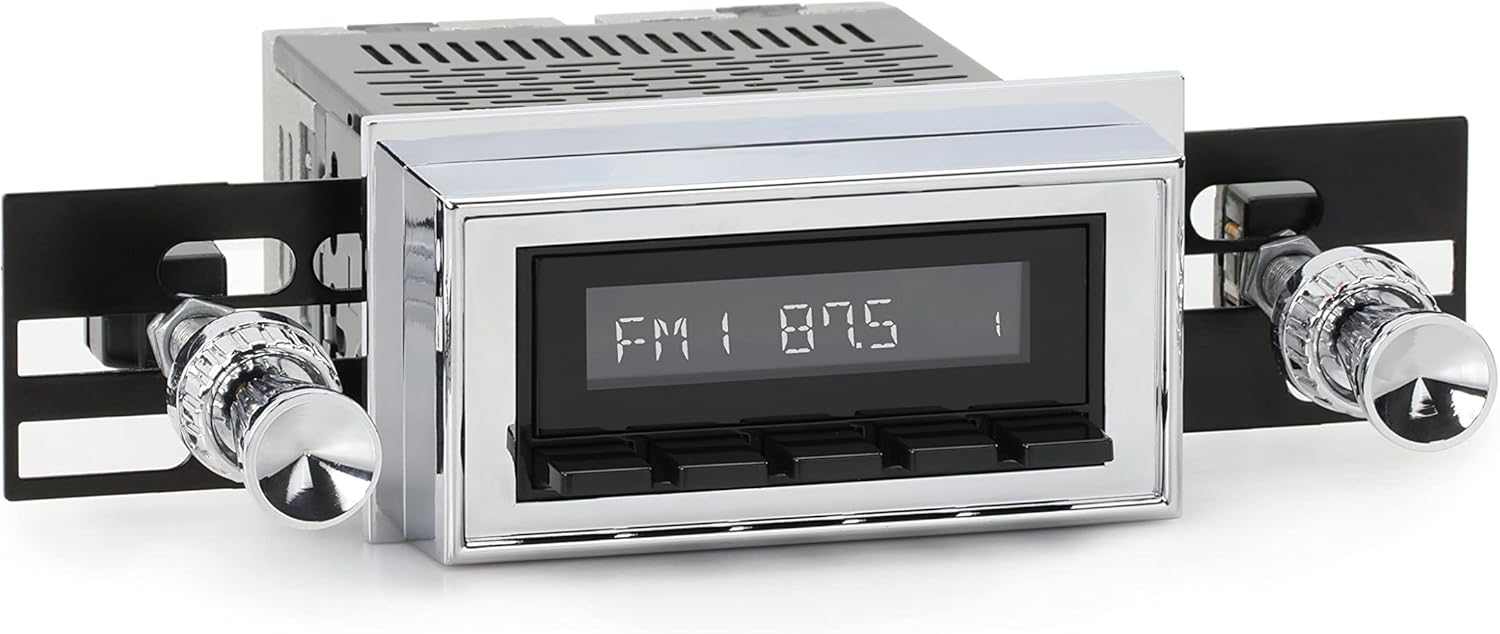 RetroRadio Compatible with 1958 Chevrolet Impala Features Include Bluetooth, USB, AM/FM HB-M2-108-09-74C2