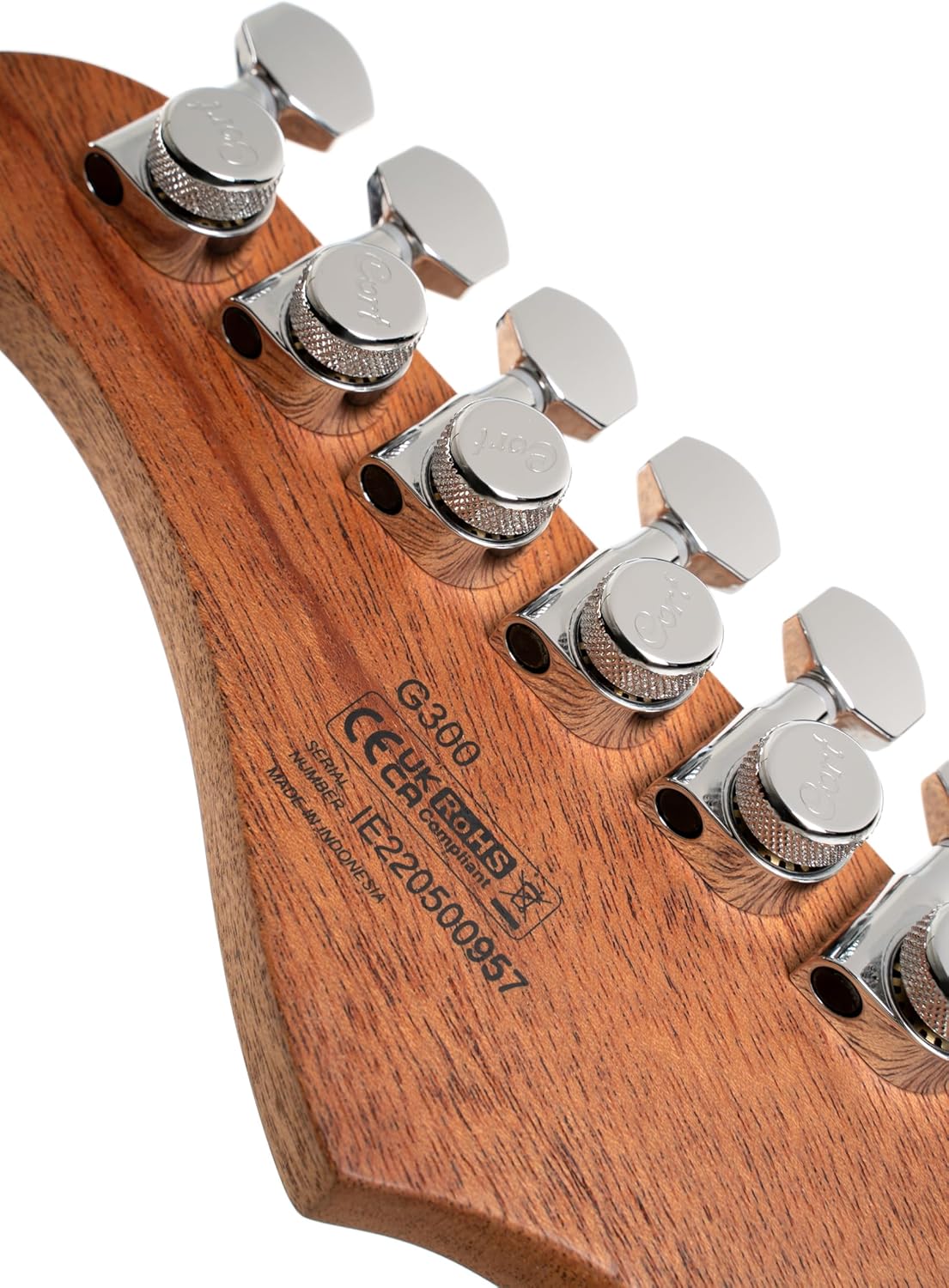 Cort G300 Glam 6-String Electric Guitar Polar Ice Metallic